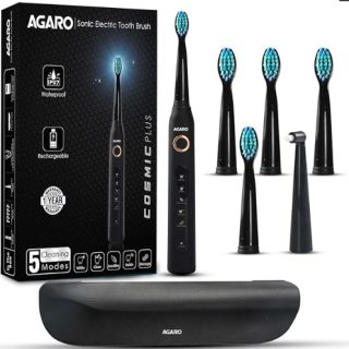 AGARO COSMIC PLUS Sonic Electric Tooth Brush For Adults With 5 Modes