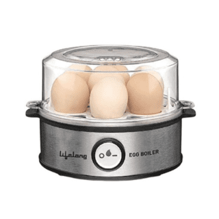 Lifelong LLEB05 Egg Boiler 360-Watt  (Transparent and Silver Grey)