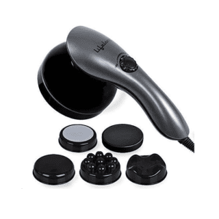 Lifelong LLM171 Electric Handheld Pain Relief Full Body Massager for Neck, Back, Leg & Foot