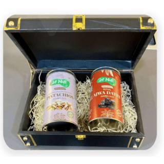 Premium Pistachios and Dates in a Stylish MDF Box