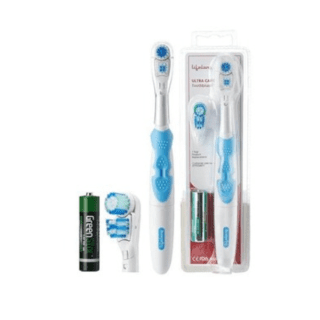 Lifelong LLDC45 Ultra Sonic Care Battery Powered Toothbrush for Adults