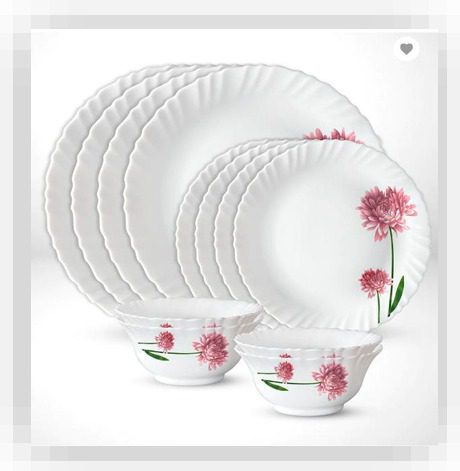 Larah by Borosil Nargis Dinner Set