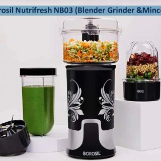 Borosil Nutrifresh NB03 (Blender Grinder &Mincer)