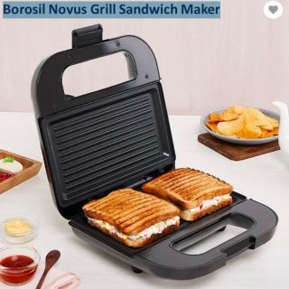 Borosil Novus Grill Sandwich Maker