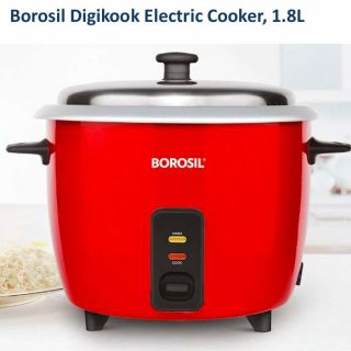 Borosil Digikook Electric Cooker, 1.8L