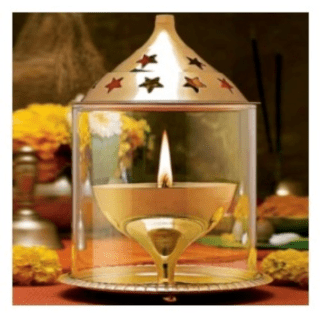 Brass Akhand Diya: A Continuous Flame of Devotion