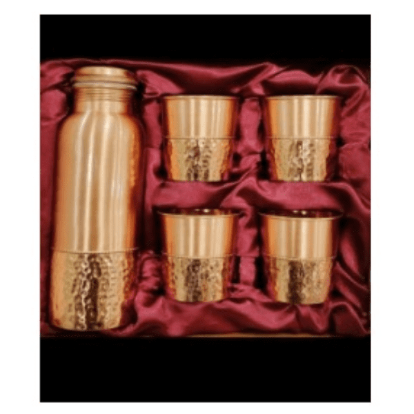 Copper Bottle Sets with 4 Glasses: A Stylish and Functional Choice