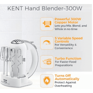 KENT Hand Blender- 300 watts