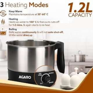AGARO Esteem Multi Kettle 1.2 Litre