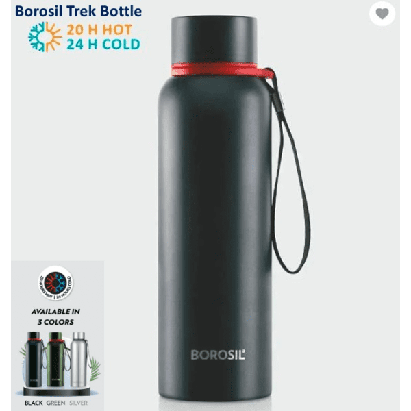 Borosil Hydra Trek Bottle- 500 ml