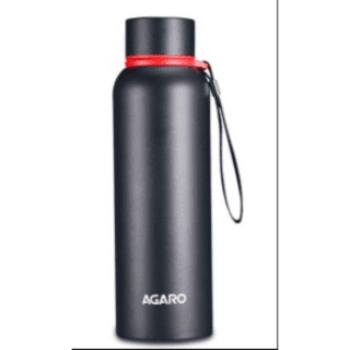 Agaro Elegant SS Vacuum Flask 700ml Gun Black – SKU CODE 33610