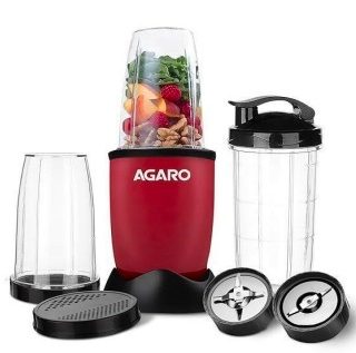 AGARO Regal 3 Jar Personal Blender, 400 Watts, Mixer/Grinder/Smoothie/Juice