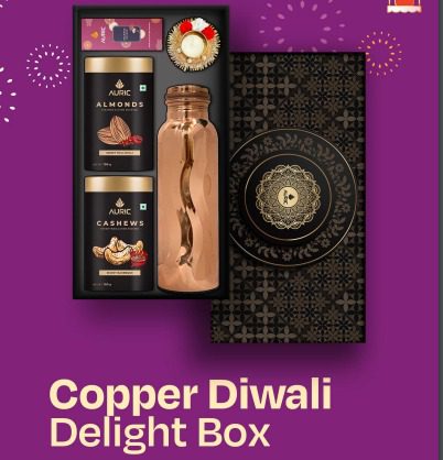AURIC- Copper Diwali Delight Box