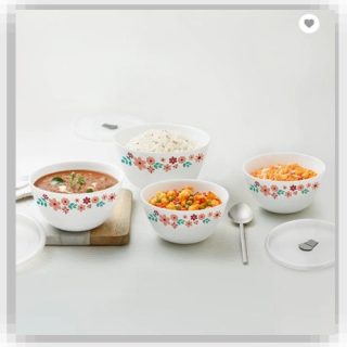 Assorted Mixing Bowl Set w Lid