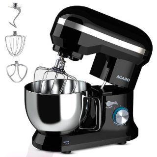 AGARO Royal Stand Mixer 1000W with 5L SS Bowl and 8 Speed Setting