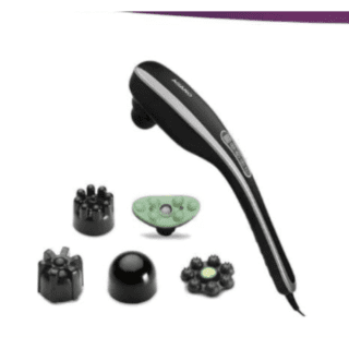 AGARO Marvel Electric Handheld full body Hammer Massager with 5 Massage Heads