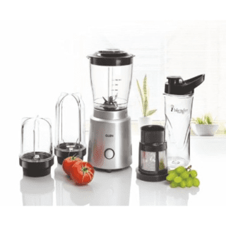 Glen Polycarbonate Multi Function Active Blender 350 Watt With 4 Jar Silver