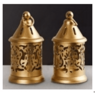 Etching small lantern in iron