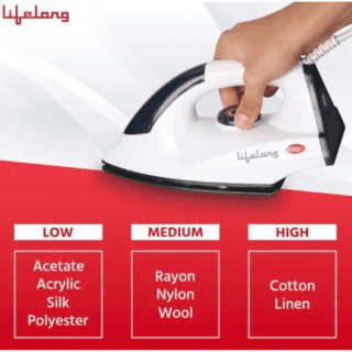 Lifelong 1000 Watts Dry Iron