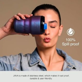 Headway Java Insulated Travel Coffee Mug Tumbler with Flip lid -600ml