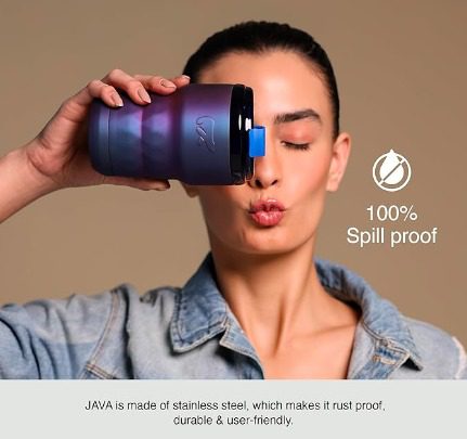 Headway Java Insulated Travel Coffee Mug Tumbler with Flip lid -600ml