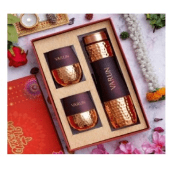 Powder Coating Copper Bottle Sets with Glasses: A Stylish and Durable Choice