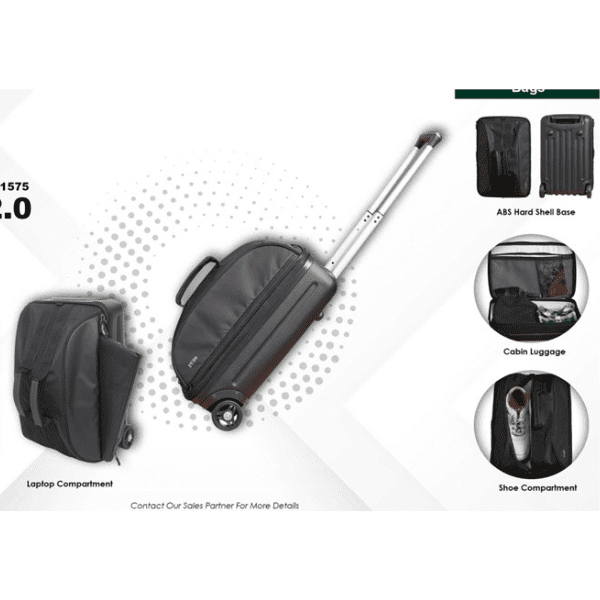 Fuzo Commuter 2.0 Duffle cum Trolley Bag with Laptop pocket