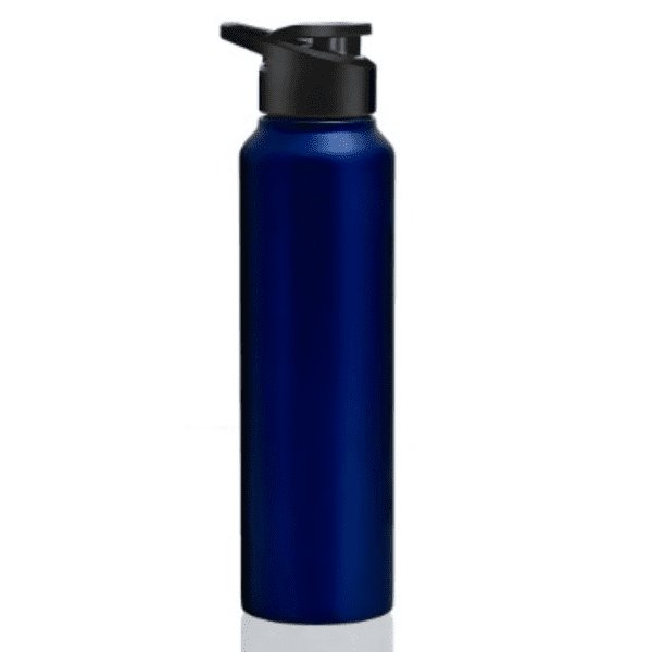 Elegant Metallic Blue Sipper Bottle-RED/ BLUE/BLACK