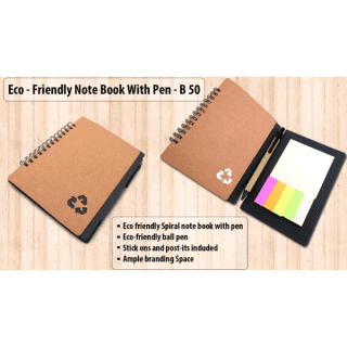 Eco- friendly Notebook with Pen