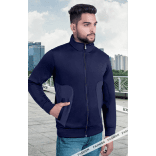 UCB BONDED FLEECE JACKET-NAVY BLUE