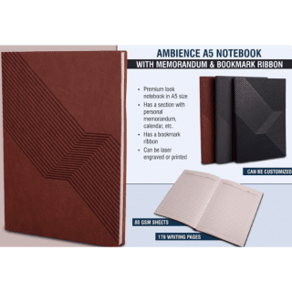 Premium Stips soft touch Leatherette Diary