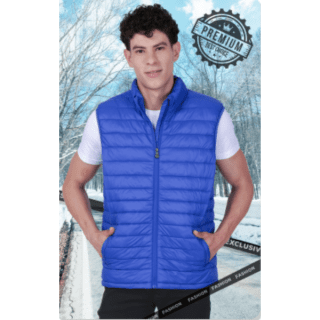 UCB BOMBER SLEEVELESS JACKET-BLUE