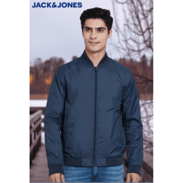 JACK&JONES VILMAR WINDCHEATER JACKET- (BLUE)