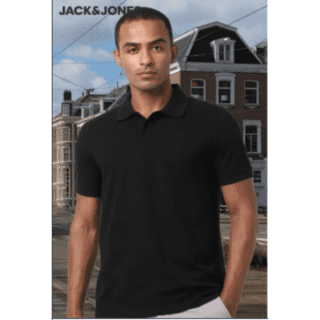 JACK&JONES MADD POLO- (BLACK)