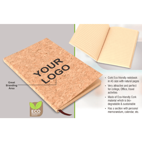 Eco Friendly Cork Diary