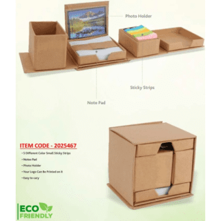 Pen Holder, Sticky Notes, Pad and Photo Holder