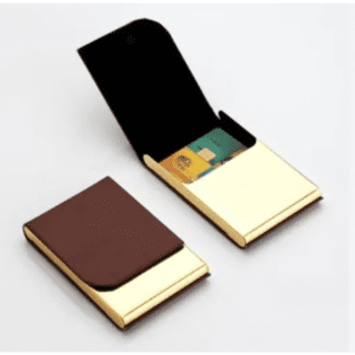 Golden Brown Visiting Card Holder
