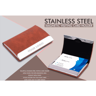 Stainless Steel Magnetic Card Holder
