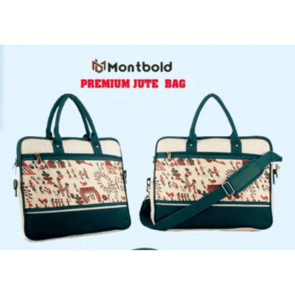 Designer Jute Laptop Bag