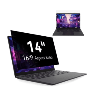 Laptop Privacy Screen, Anti Glare Blue Light Privacy Filter