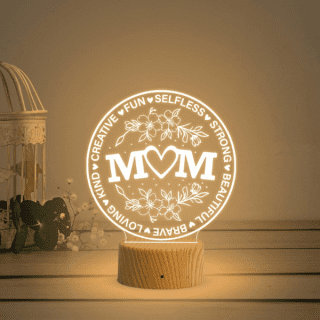 Personalized Crystal Lamp