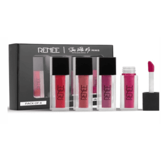 Renee Stay with me Minis Matte Liquid Lipstick Combo of 4. 2ml each