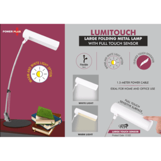 LumiTouch: Large folding Metal lamp with Full touch sensor |