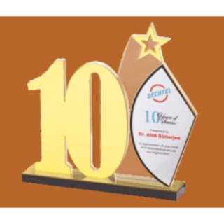 Numerical Acrylic Trophy