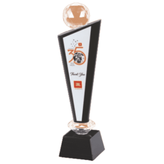Glass Ball Crystal Trophy