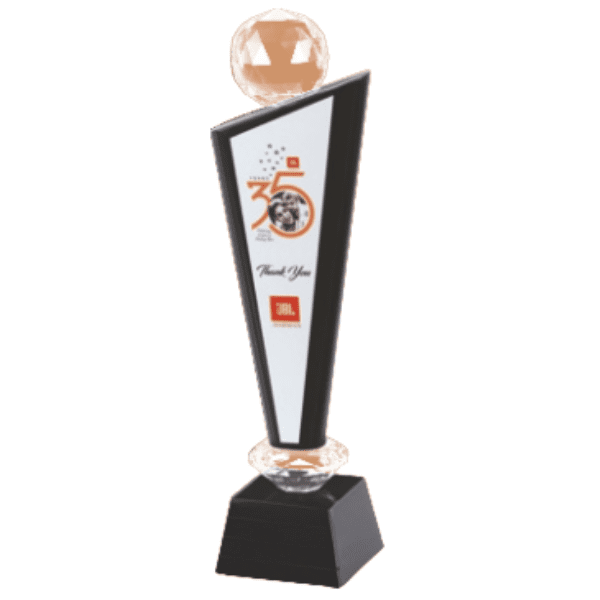 Glass Ball Crystal Trophy