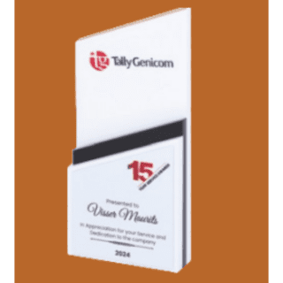 Trapezium Shaped Acrylic Trophy