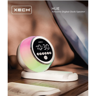 XECH Hue Ambient Digital Clock Speaker