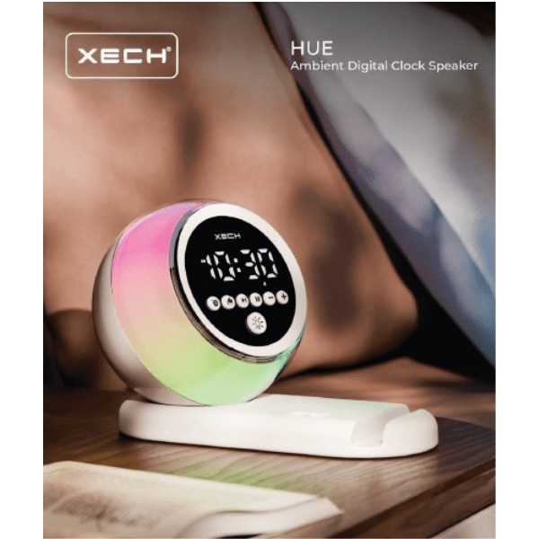 XECH Hue Ambient Digital Clock Speaker
