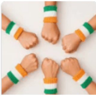 Tricolor Wrist Bands